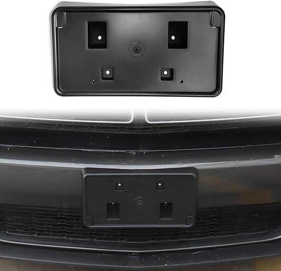 Voodonala for Challenger Front License Plate Frame Mounting Holder Cover Bracket for