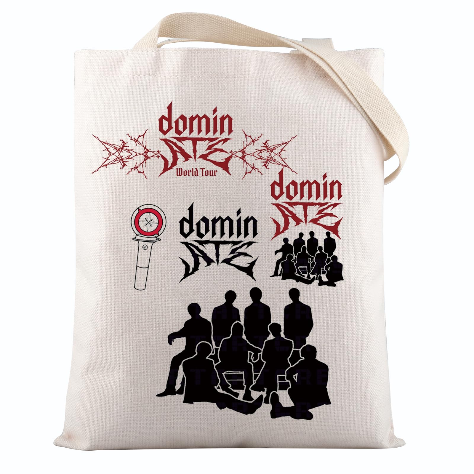 VAMSII StrayKZ Korea-Pop Group Gift Stay Fandom Tote Bag Korea-Pop Music Lover Merch StrayKZ Korea-Pop Boy Band Fans Bag Singer Gift (Stay Tote)