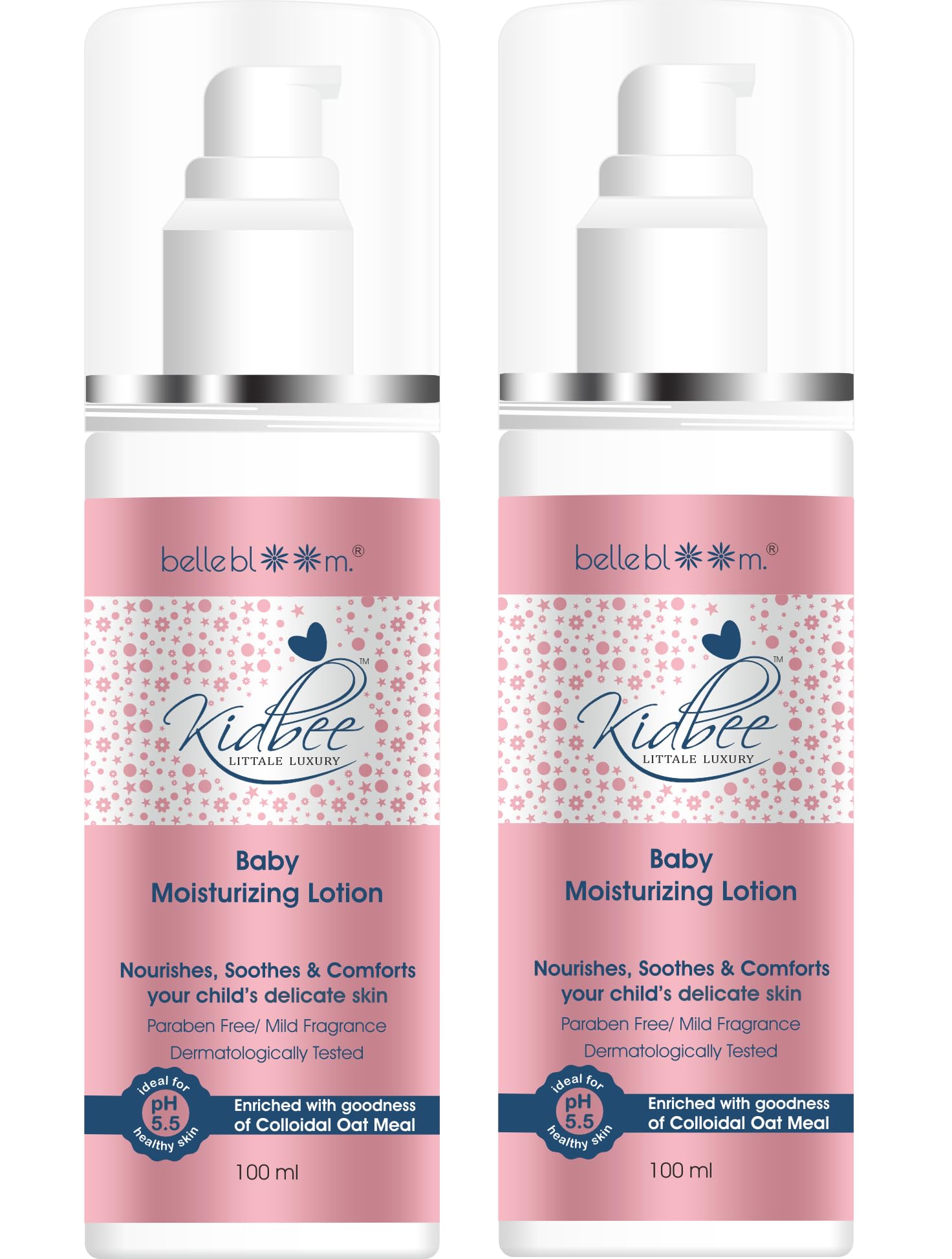 Kidbee baby Moisturising Lotion | Enriched with Goodness of Collidal Oat Meal (2, 100ml)-image-2