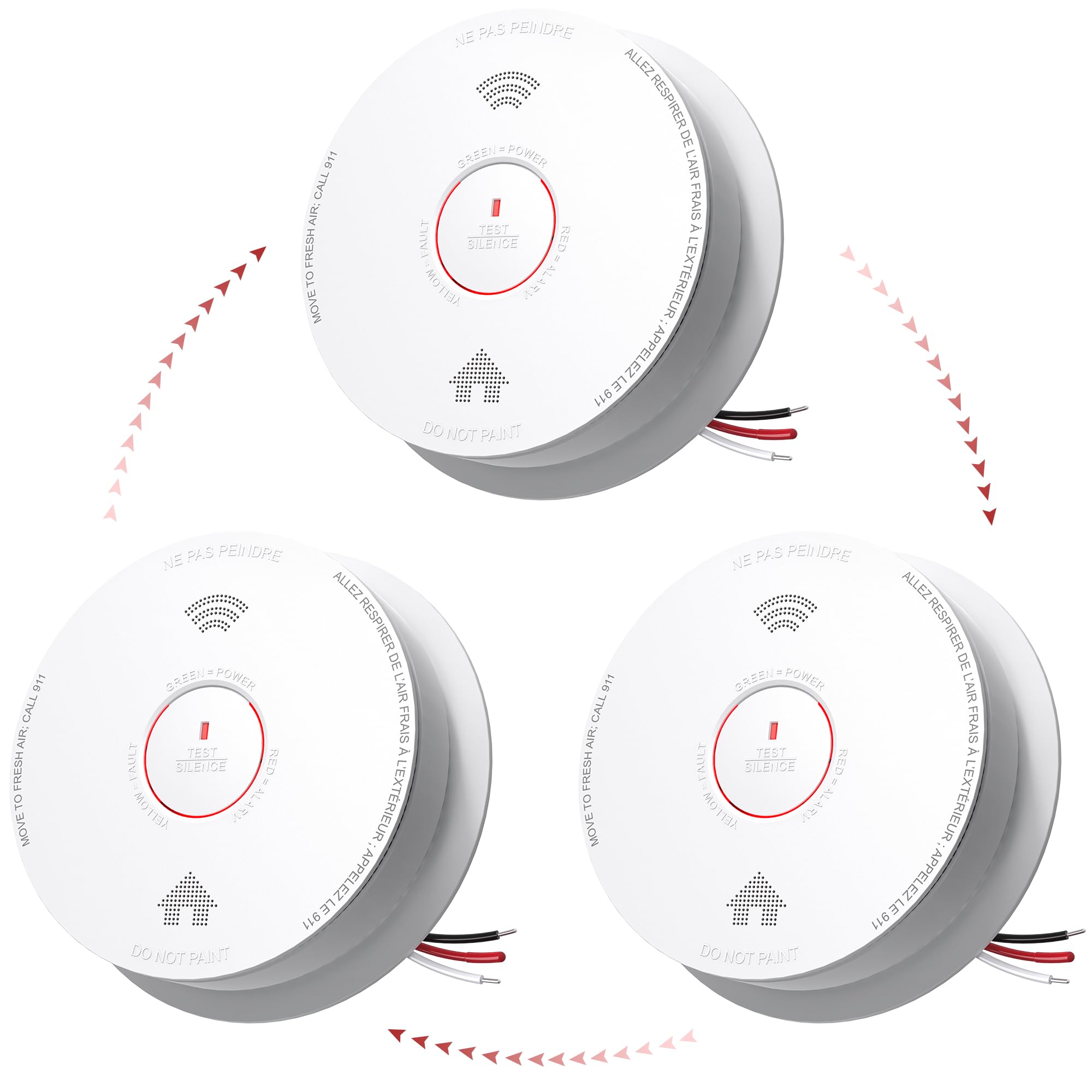 Siterwell 2-in-1 Carbon Monoxide & Smoke Detector Combo -8