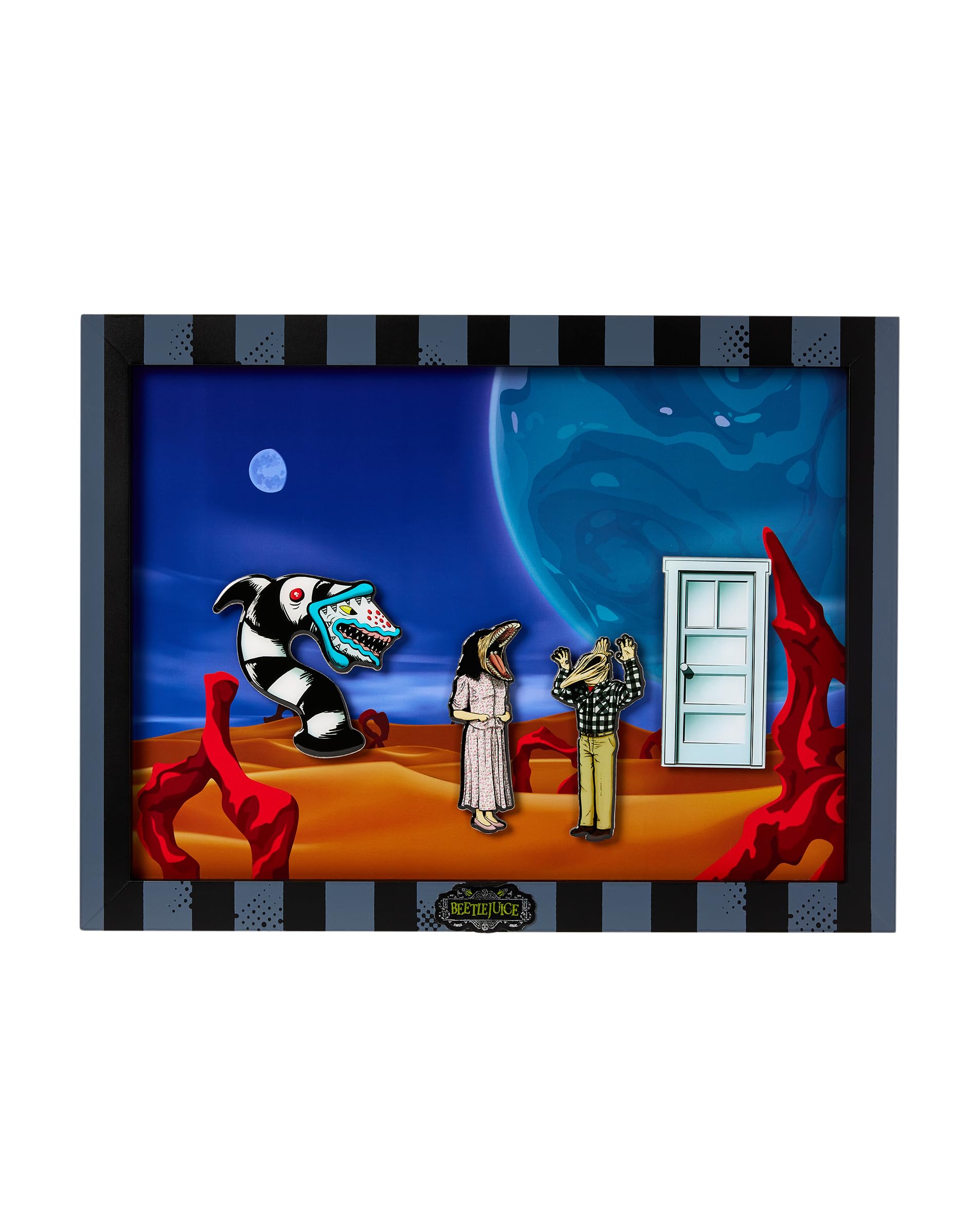 Spirit Halloween Beetlejuice Removeable Magnets Sign, Multicolor