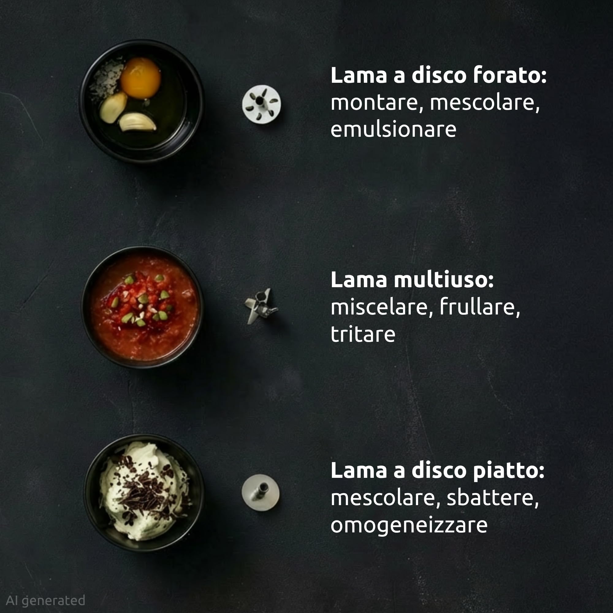 bamix Frullatore a immersione sbattitore M250 PRIME incl. lama multiuso, frusta, frullino in acciaio inox, 250 watt, 2 velocità, Made in Switzerland, Nero/cromo