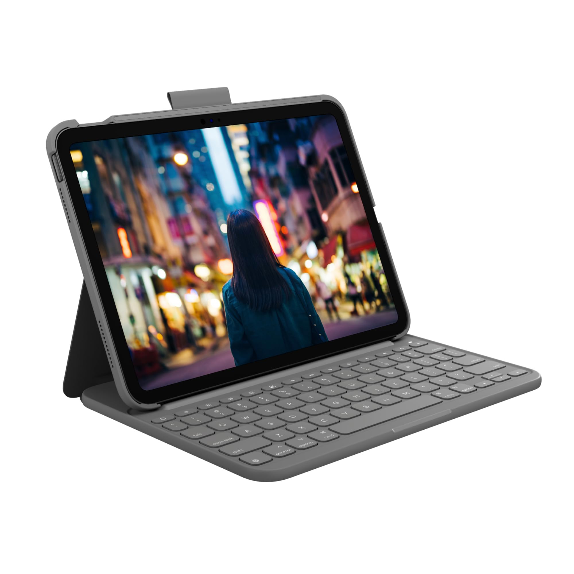 Logitech Delgado Folio Teclado Funda - DEU QWERTZ