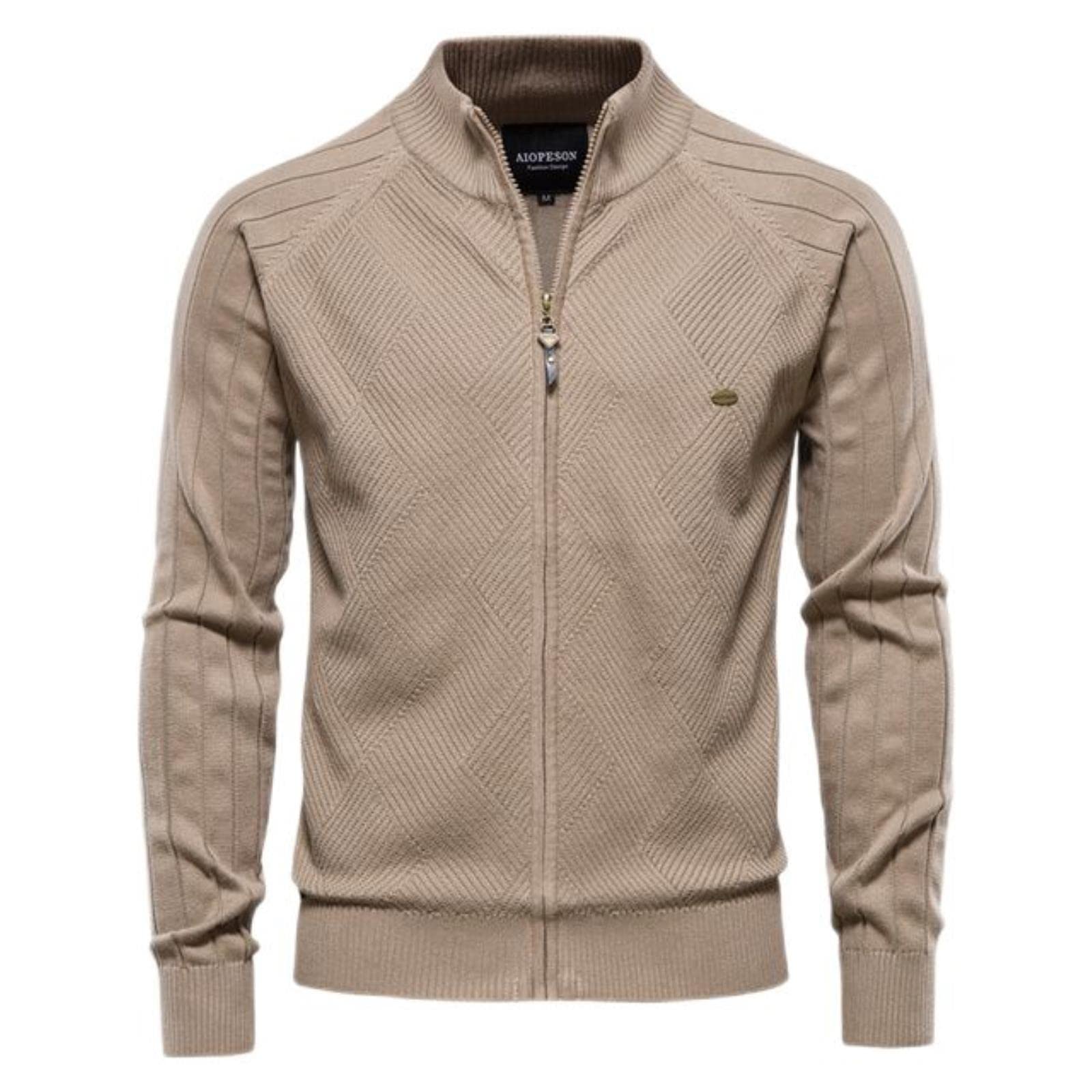 Cardigan da uomo di strada Casual maglione di cotone da uomo inverno di marca di moda cardigan da uomo