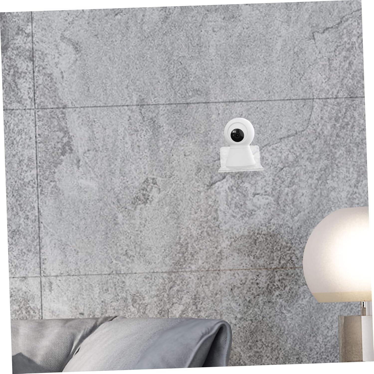 Angoily 3pcs Acrylic Wall Mount Shelves for Security Cameras and Speakers Floating Shelf Strong Stability Space-Saving Design for Home Organization
