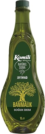 KOMILI Extra Virgin Banmalik Olive Oil 1 Lt Pet
