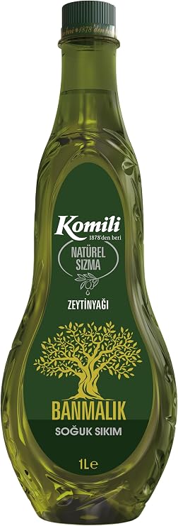 KOMILI Extra Virgin Banmalik Olive Oil 1 Lt Pet