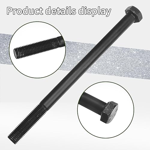 Miniatura 3 de 04001-41 04020-09 Perno de hoja de husillo de cortacésped y tuerca hexagonal 58-11 X 9-12, compatible con cortacéspedes de tamaño mediano Scag de