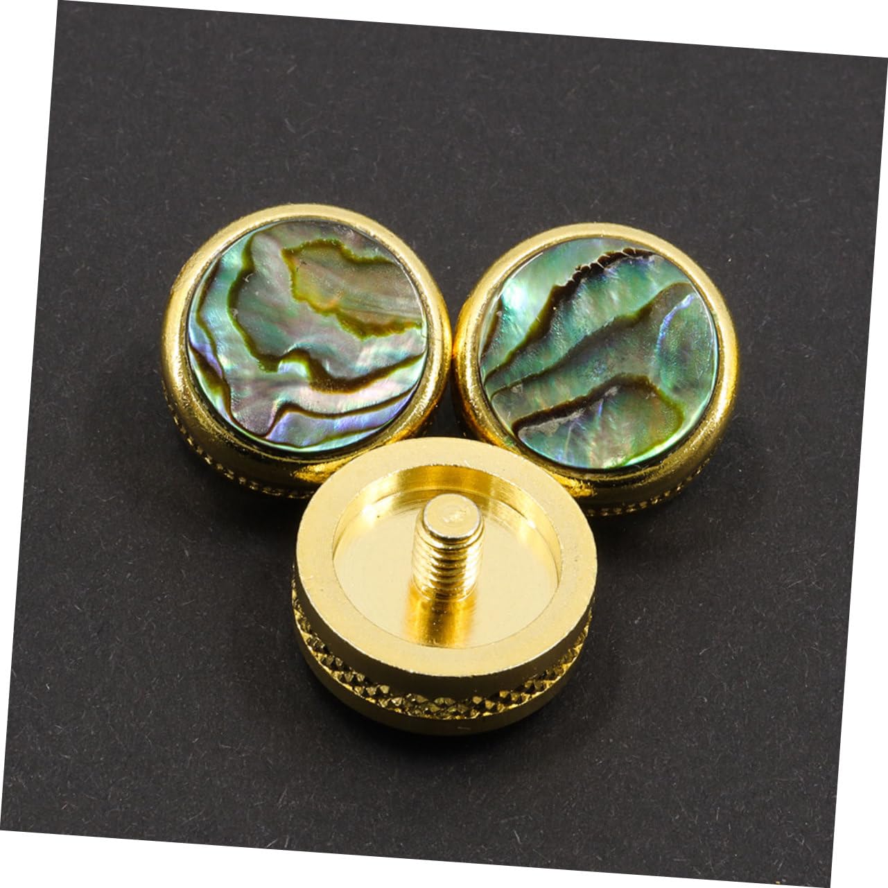 Botones de Pistón para Trompeta, Dorado de Metal, Accesorios para Instrumentos Musicales, Repuesto para Músicos