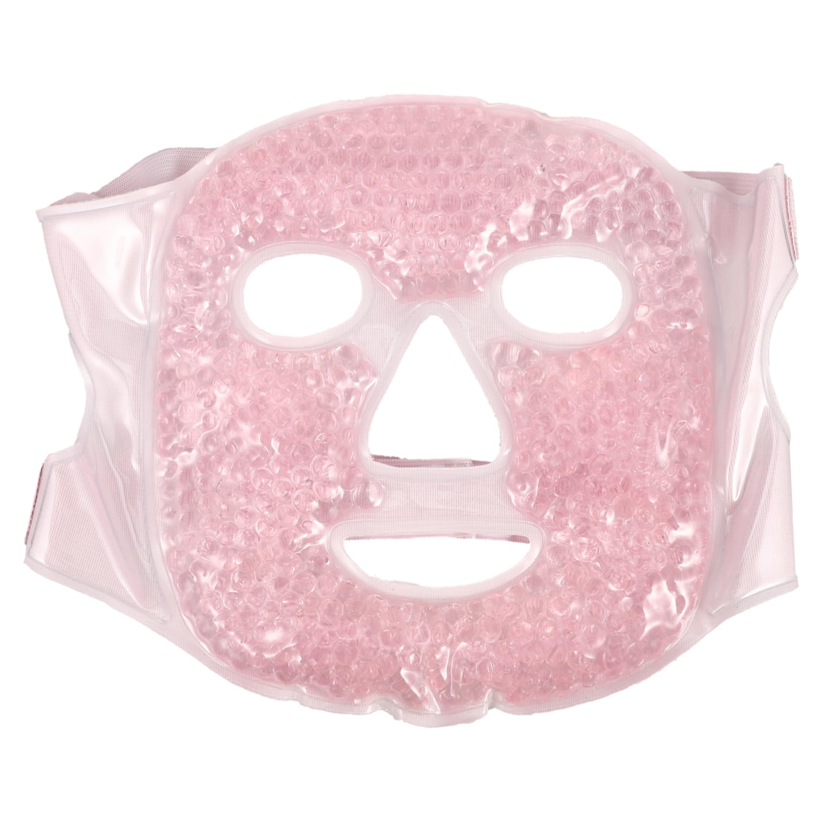 Maschera Viso Caldo e Freddo in Pvc Rosa per Trattamenti | Uso Domestico o Scuola, Effetto Ghiaccio, Aiuta Occhi Stanchi e Occhiaie, Sollievo Termico