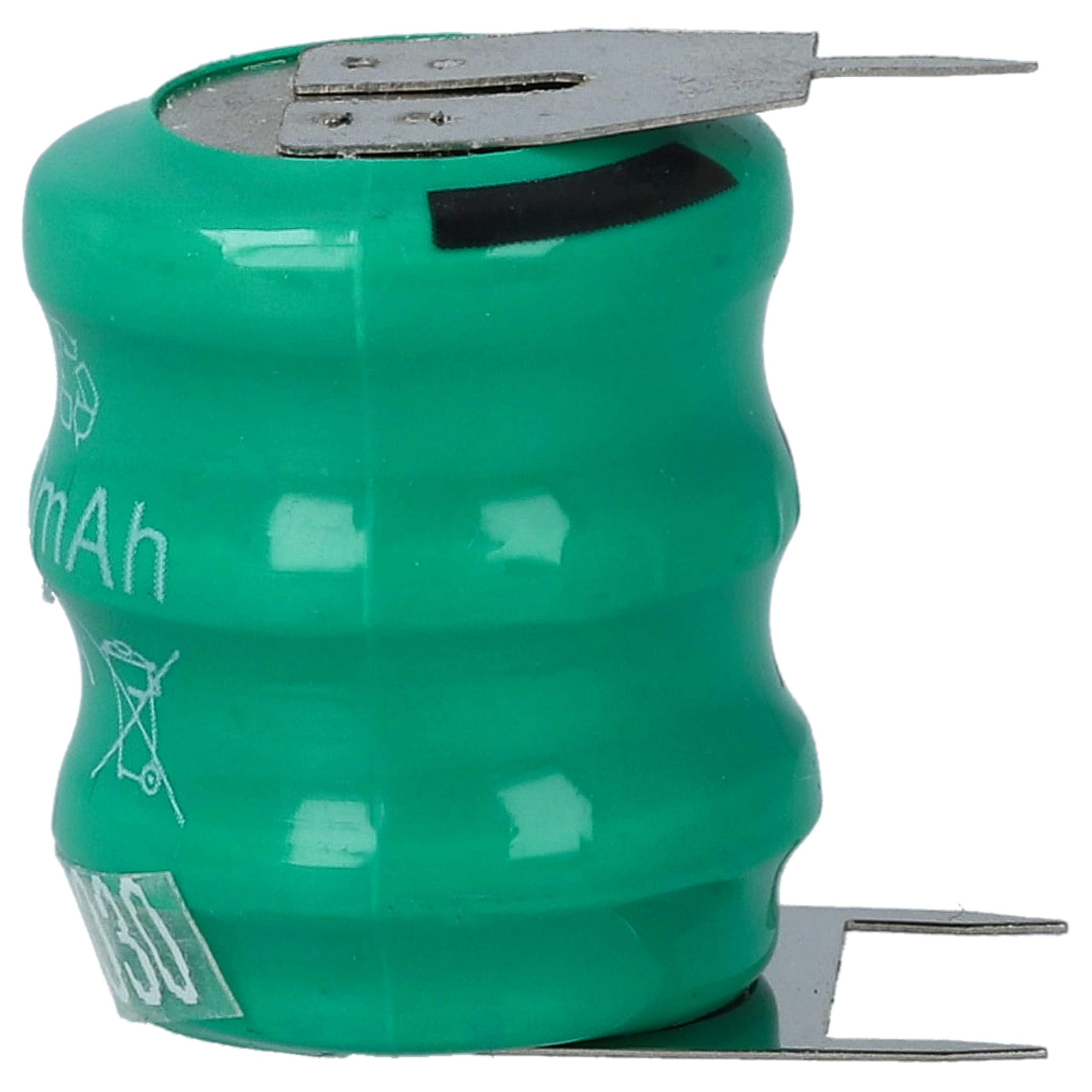 vhbw Wymienna bateria guzikowa 100x NiMH kompatybilna z Kinetic MH80B3AL3 (80 mAh, 3,6 V, NiMH)