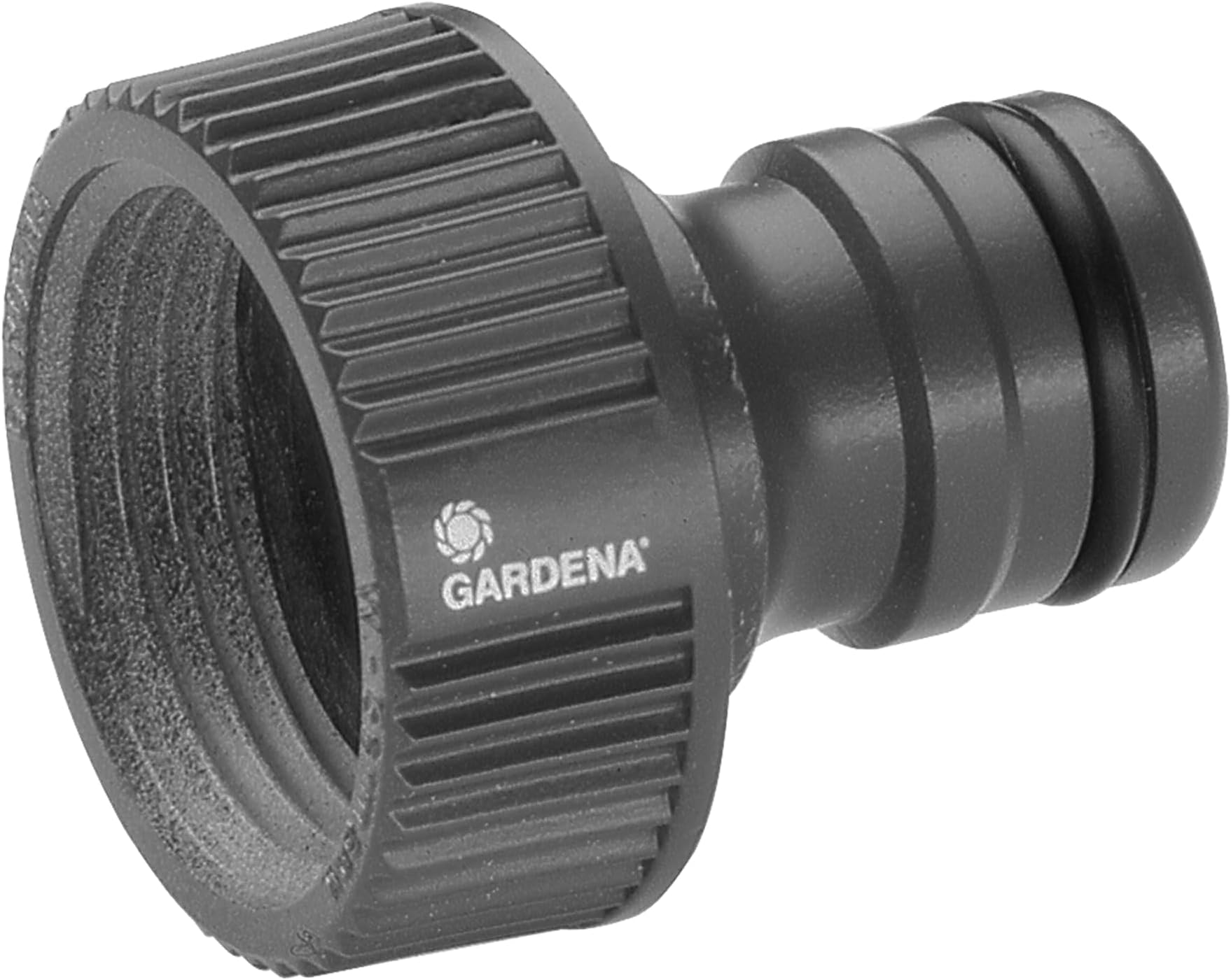 Gardenaprofessional System-Hahn Piece: Tap Connector for Taps with 33.3 mm (G 1 Inch) - Threaded Valve Port for Higher Water Flow (2802-20)