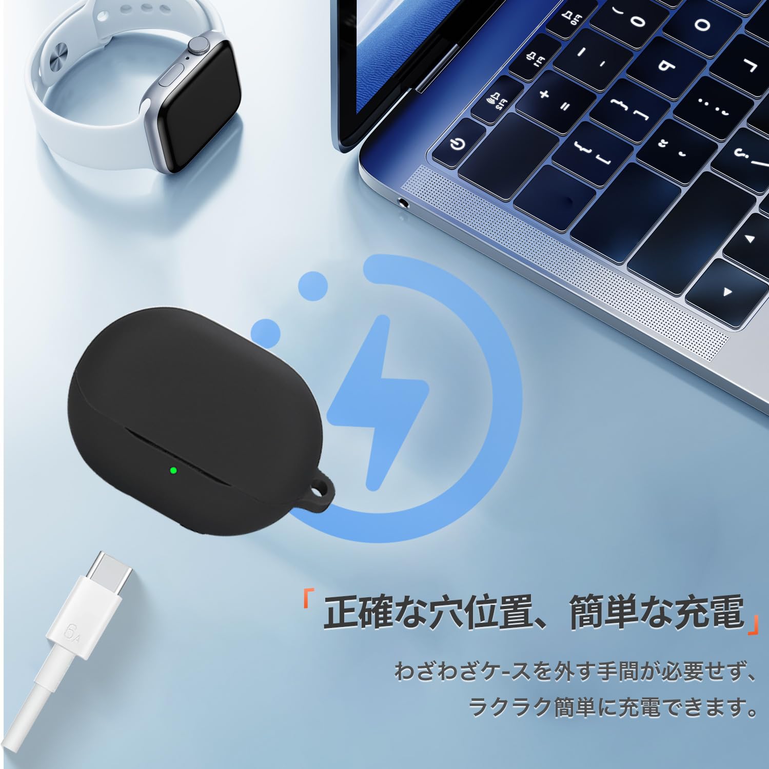 Amazon | For SOUNDPEATS Air5 Pro Plus / Air5 Pro 用 ケース カバー
