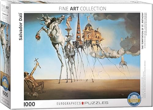 EuroGraphics Salvador Dalí La tentación de San Antonio - Rompecabezas (1000 piezas), color blanco