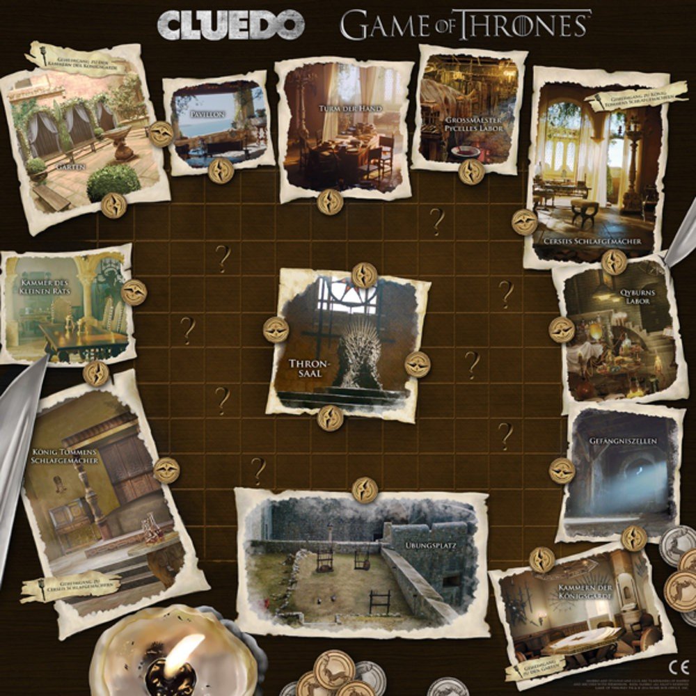 Game of Thrones Cluedo Collector's Edition | Gesellschaftsspiel | Brettspiel Deutsch