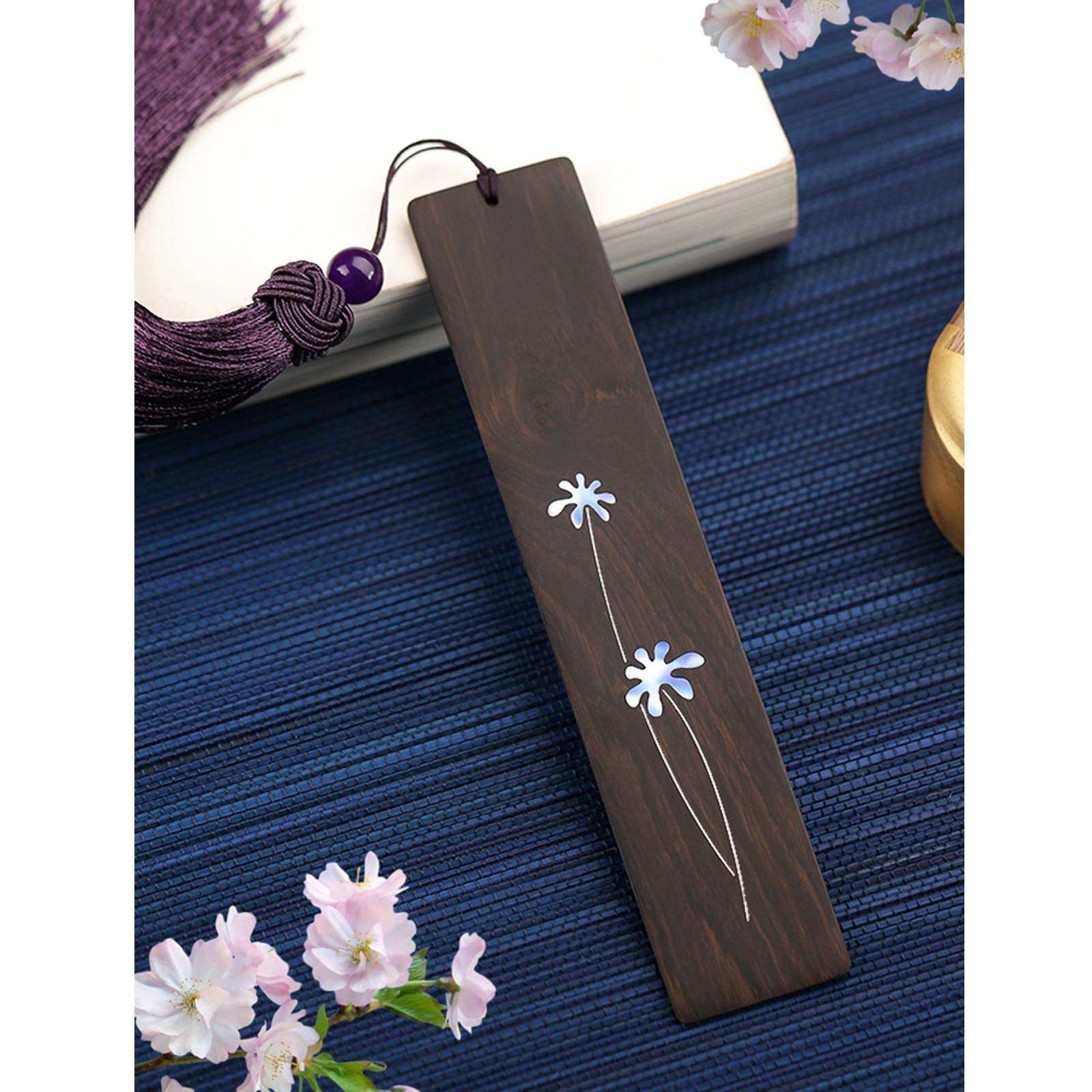 Lesezeichen Holz-Lesezeichen, Holzhandgemachte natürliche Holz Lesezeichen Skulptur, ist EIN einzigartiges Geschenk for Lehrer, Studenten, Männer und Frauen. Buch Markierungen (Color : C)