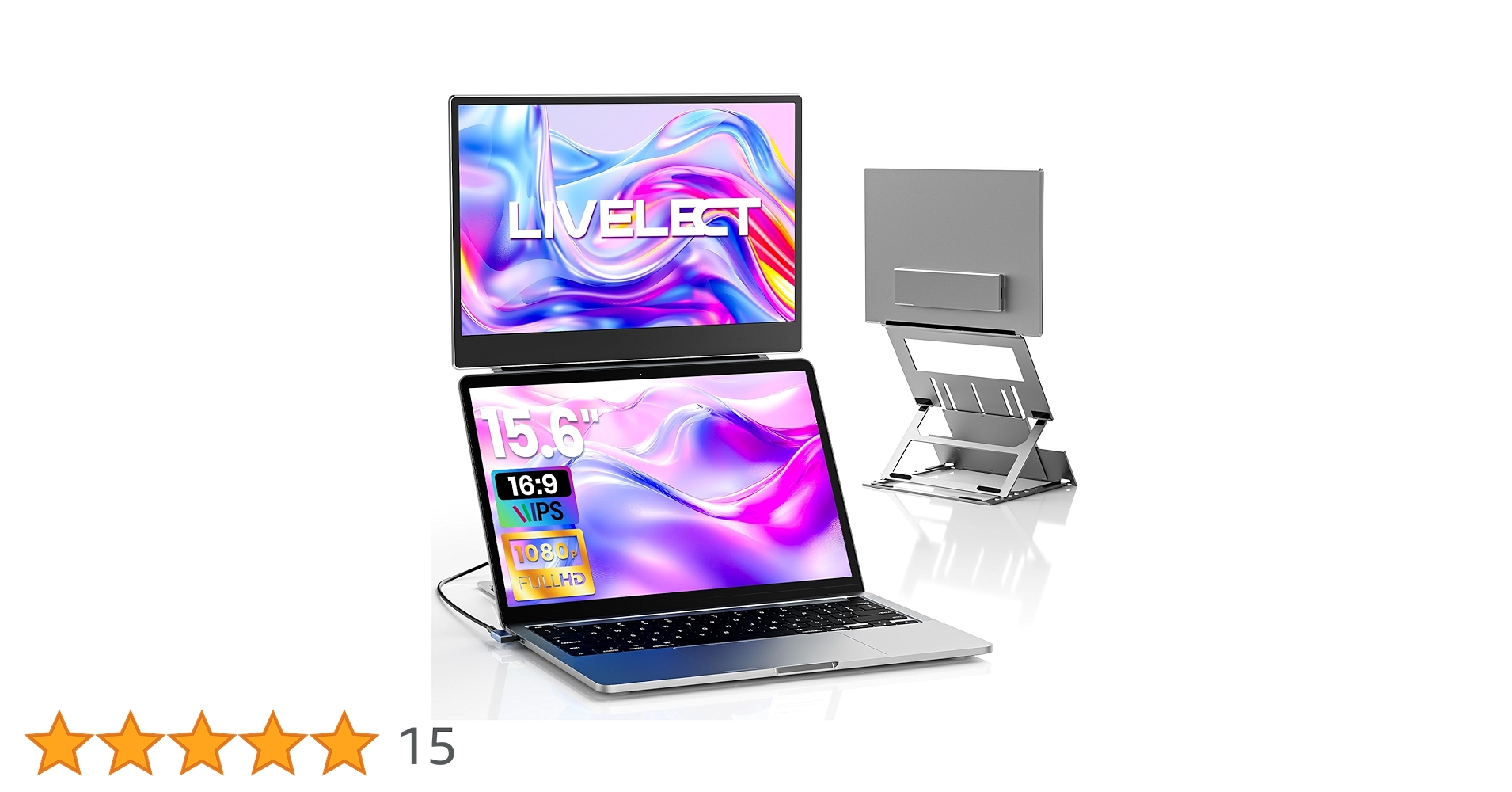 Amazon.co.jp: デュアルディスプレイ 15.6イン モバイルモニター