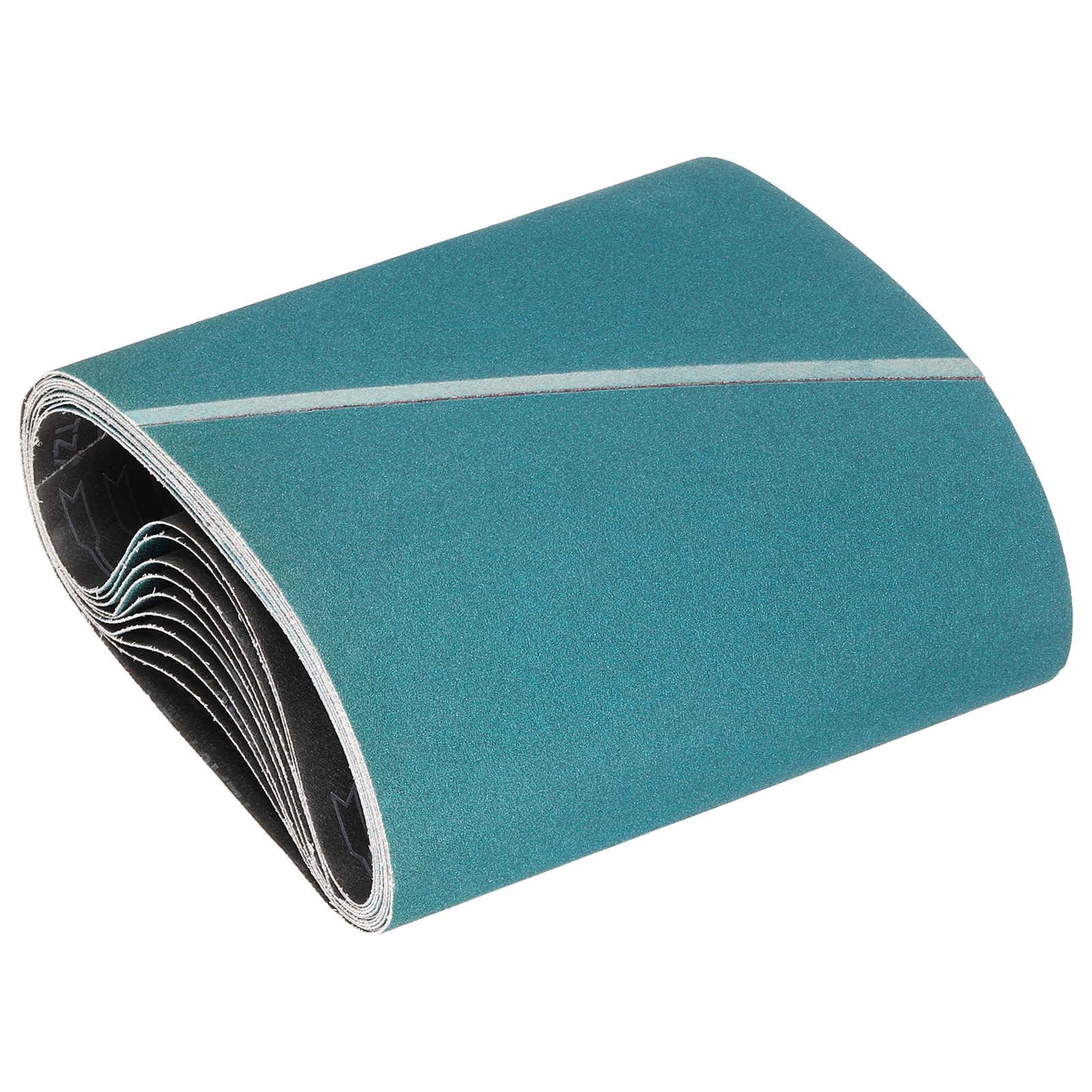 Kozelo 10 Pack Sanding Belts 302mm x 750mm 100 Grit Zirconia Abrasive Belt Sander Paper for Belt Sander Metal Grinding Wood Working Weld Rust Removal