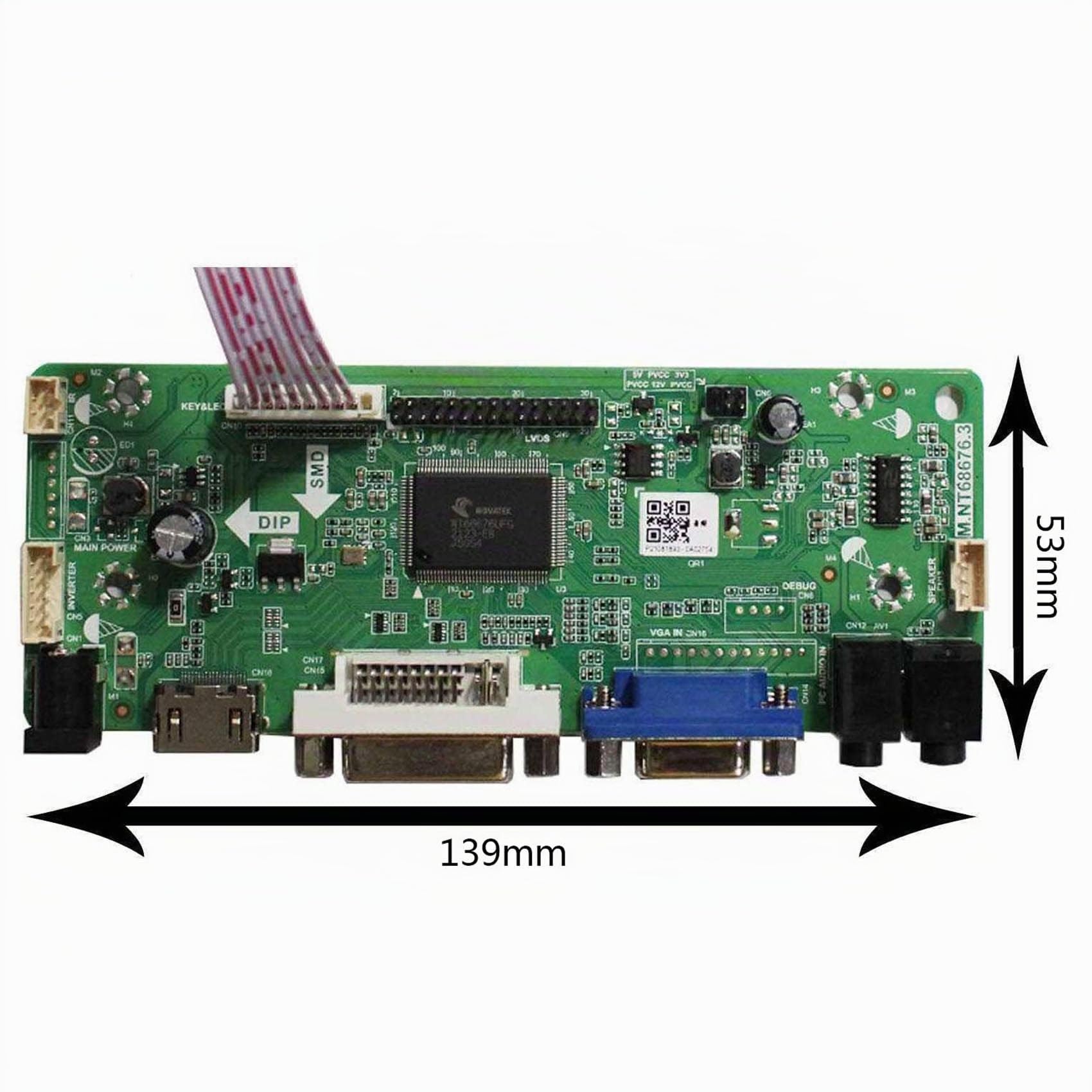 VSDISPLAY Scheda LVDs per schermo da gioco LCD 4:3 30pin 17" 1280x960 | DV170YGZ-N10 DV170YGM-N10