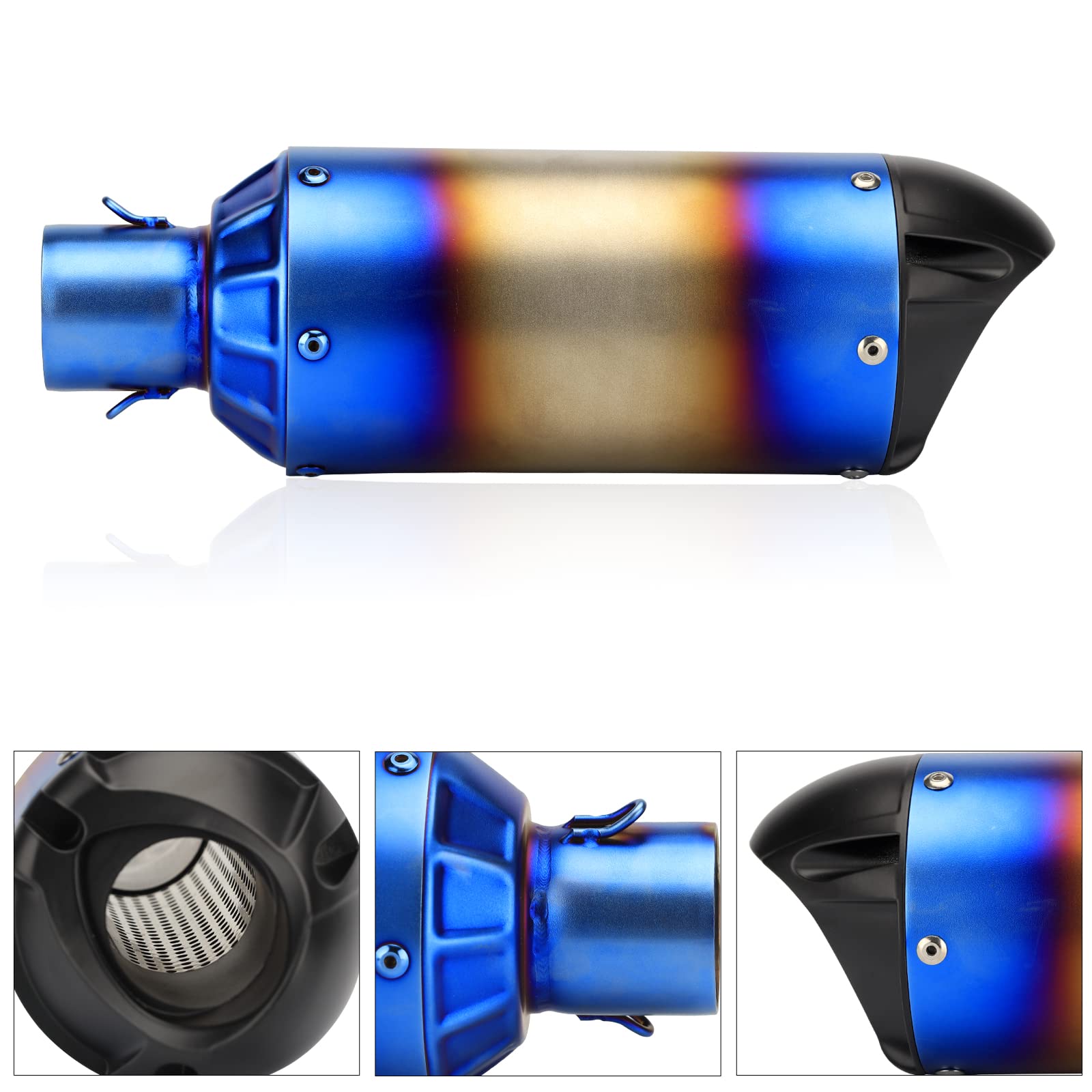 Aazon.co: DREAPATS Universal Slip On Odified Exhaust Ufflers With Silencers Copatible With