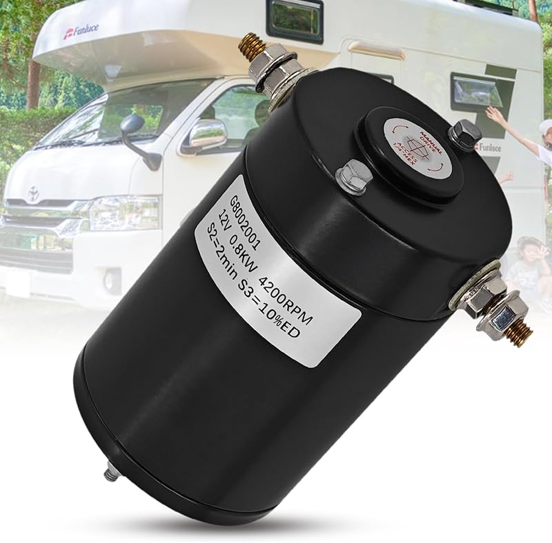 167576 Hydraulic Slide Out Pump Motor Compatible with Lippert 149087 414018 | 12V 1HP Bi-rotational Hydraulic Pump Motor fits for Lippert Components Leveling System F000MM0809 15-167576 045-167567
