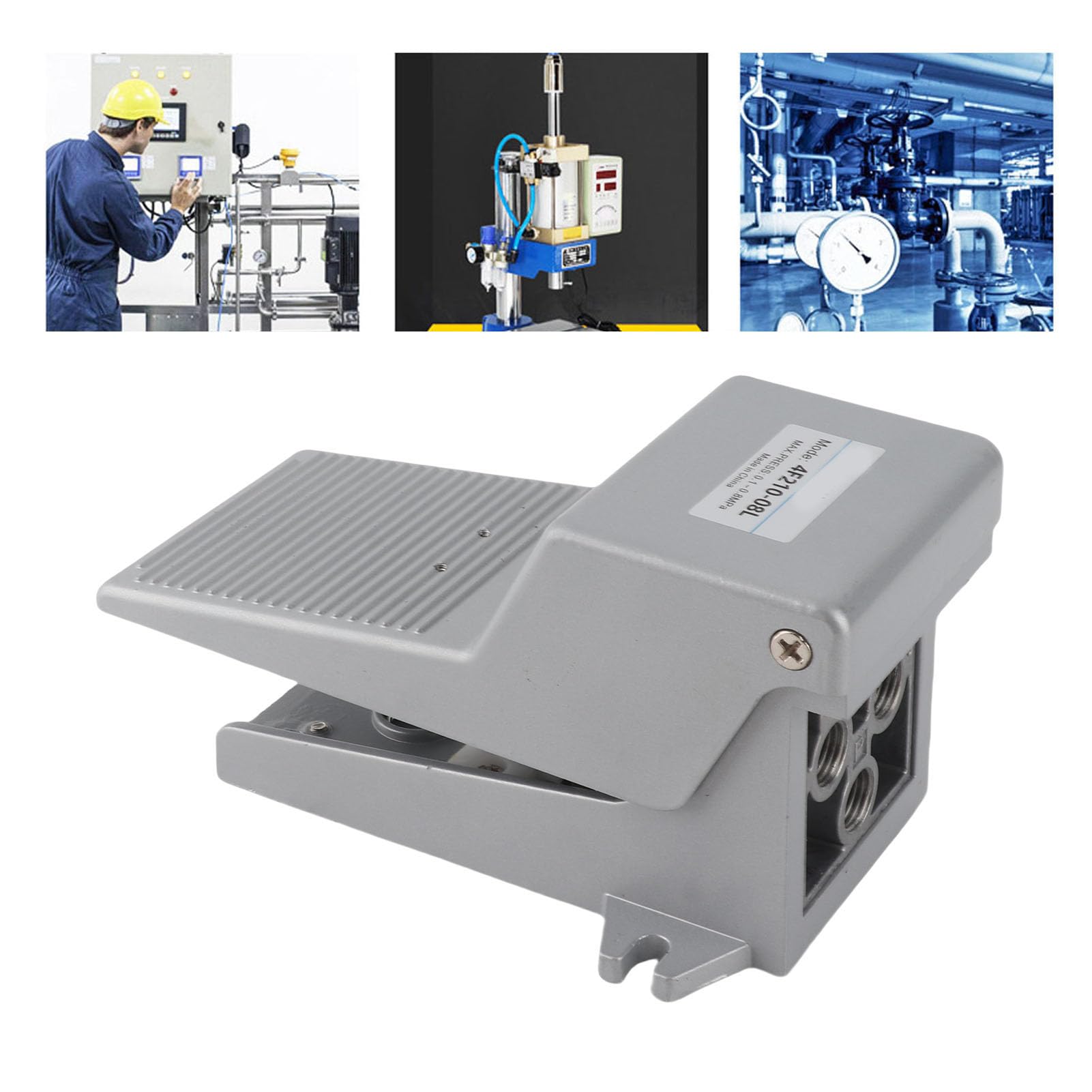 Valvola a Pedale Kit Valvola a Pedale Pneumatica Valvola Pneumatica Pedale In Alluminio 2 Posizioni a 2 Posizioni Risparmio Energetico Protezione Ambientale Direzionale