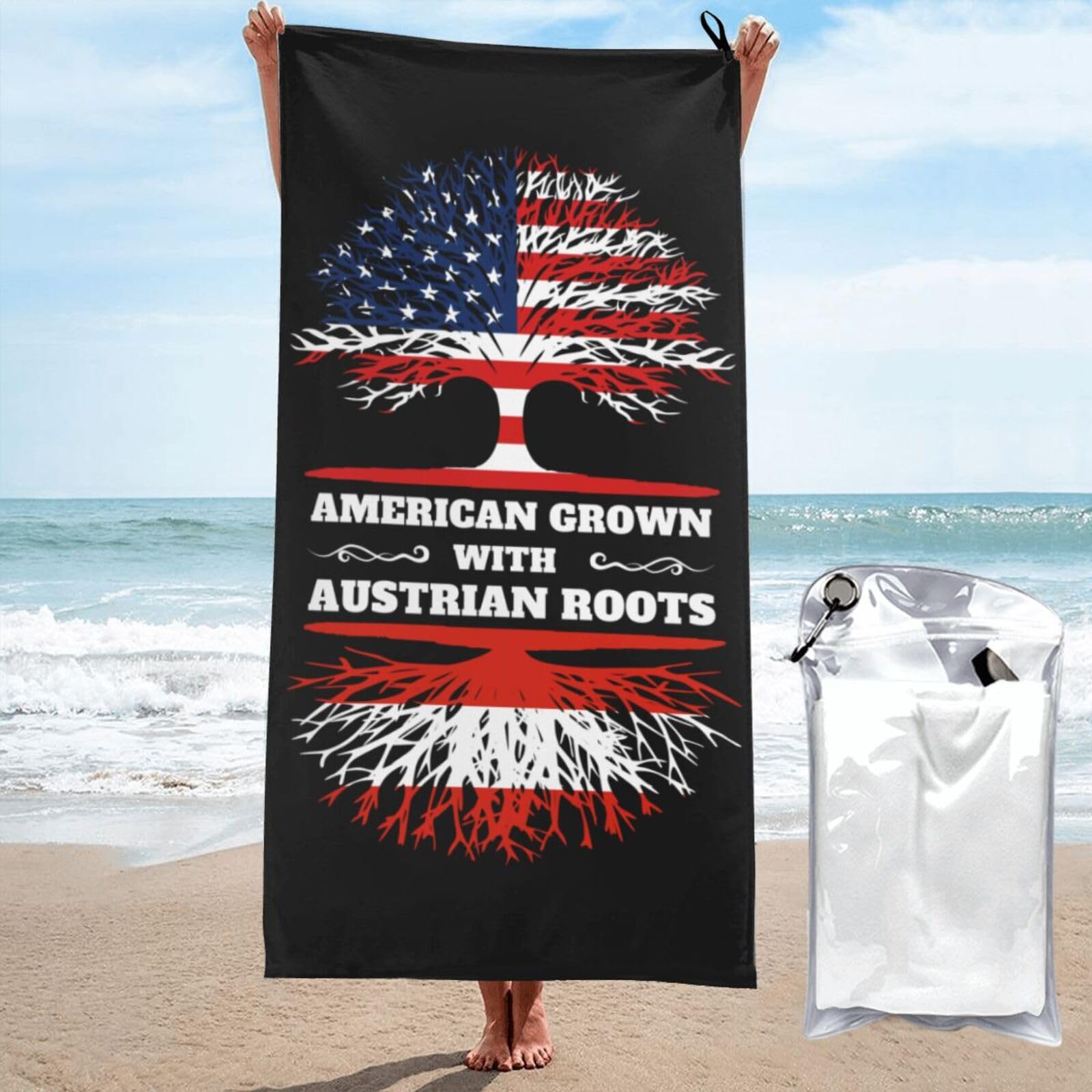 Serviette de plage séchage rapide grand drap de bain piscine et voyage