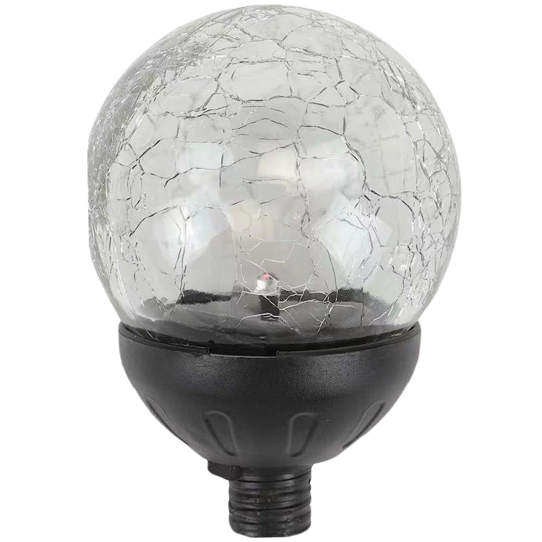 Tapa de repuesto impermeable solar con bombilla de cristal LED 7 colores e interruptor