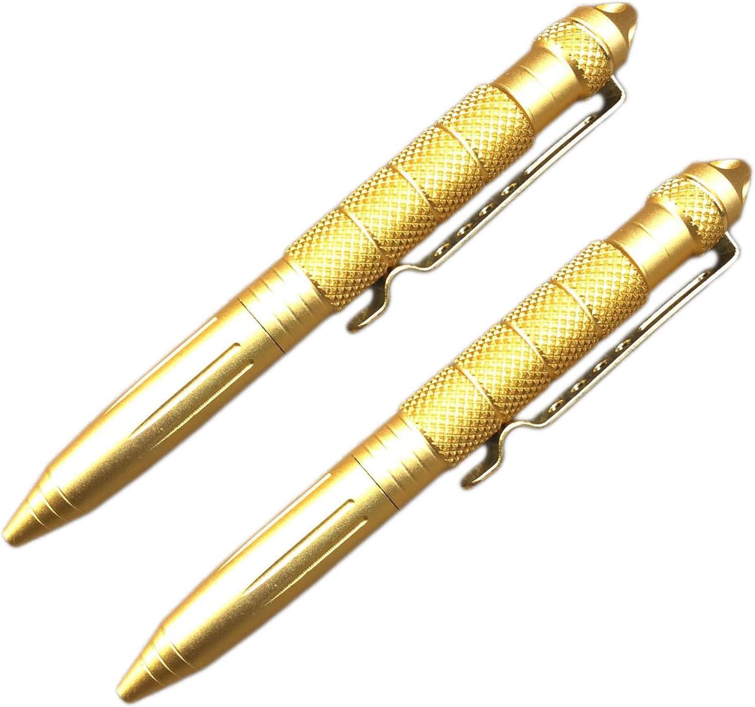 Amazon Echana タクティカルペン 2点 セット 護身用グッズ 護身クボタン 護身棒 タクティカル ボールペン ガラスブレーカー