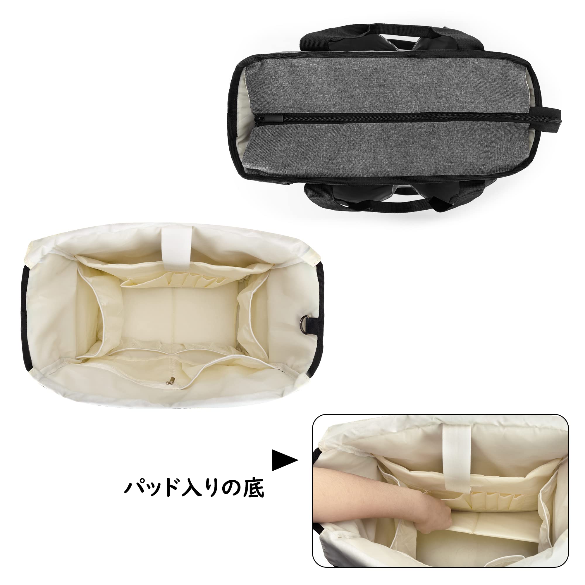 Amazon | LoDrid 訪問看護 バッグ 訪問バッグ 看護師 トートバッグ