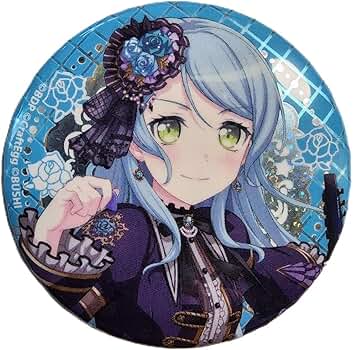 バンドリ ガルパ 氷川紗夜 缶バッジ バンドリ Roselia Farbe 氷川紗夜 トレーディング 缶バッジ ホロ