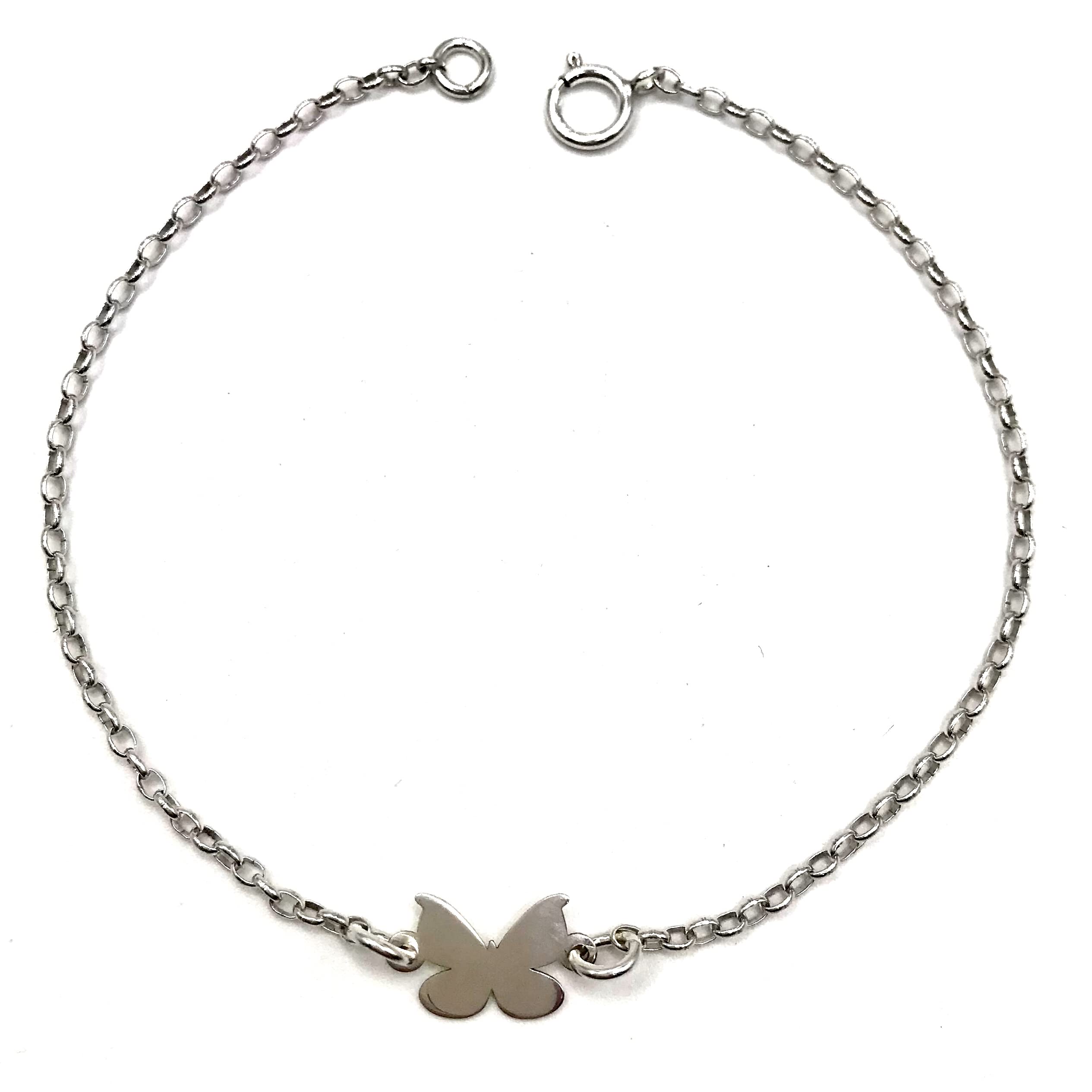 MASBARATAPulsera Mariposa DE Plata DE Ley 925/1000