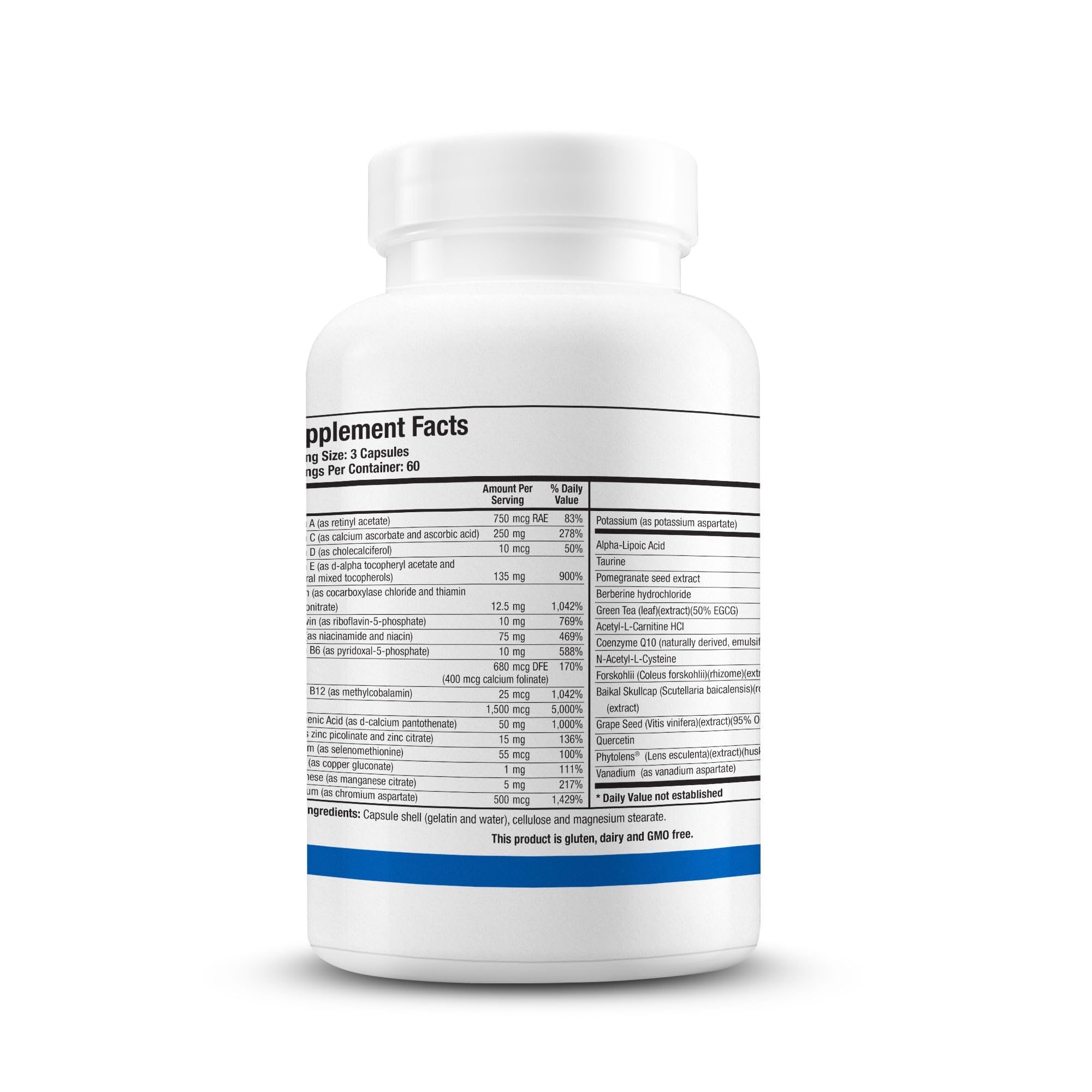 Amazon.com: BIOTICS RESEARCH GlucoResolve Advanced Daily Multivitamin  Featuring ALA, Berberine, Taurine, Green Tea, NAC, Acetyl-L-Carnitine &  Pomegranate, Complete Nutrition Plus Targeted Metabolic Support Blend :  Health & Household