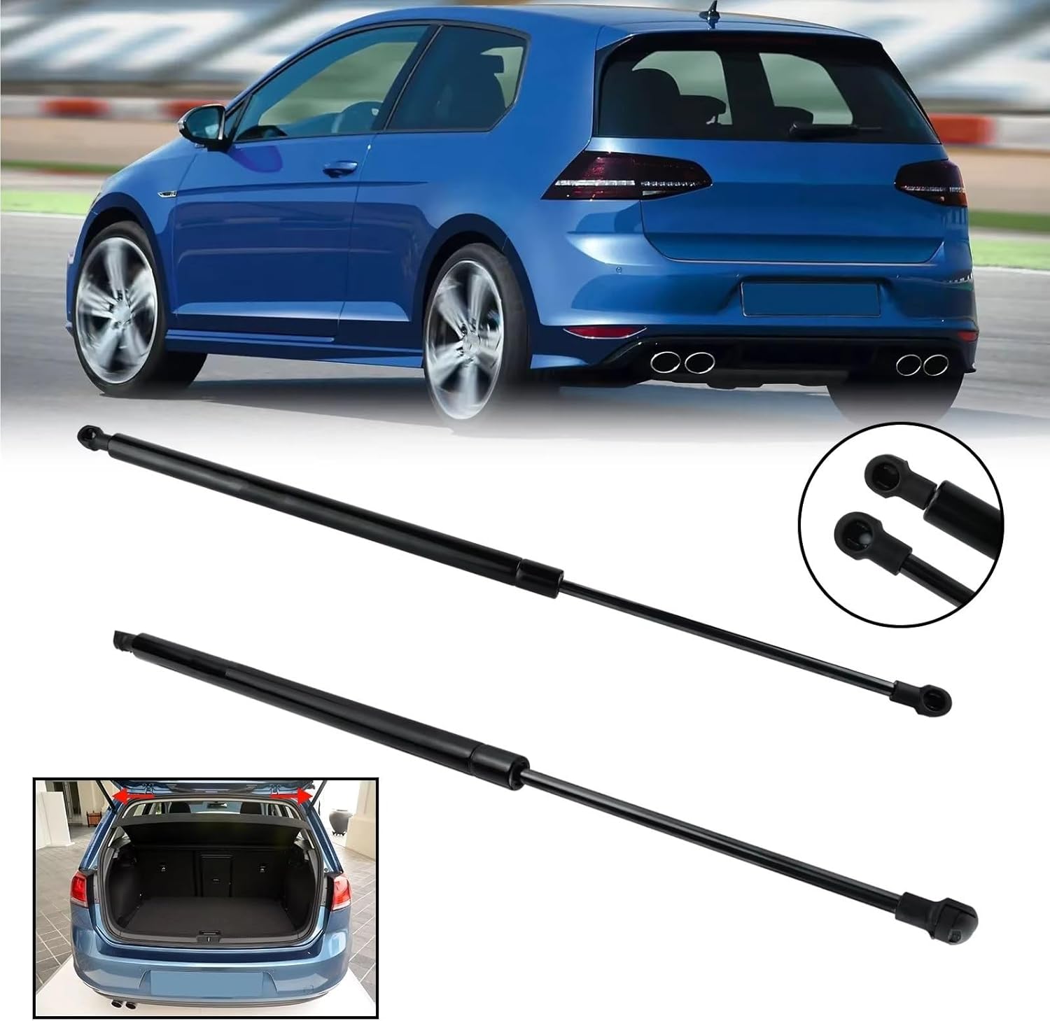 リアゲート サポート Compatible With Golf MK7 VII Hatchback 2013 2014 2015 2