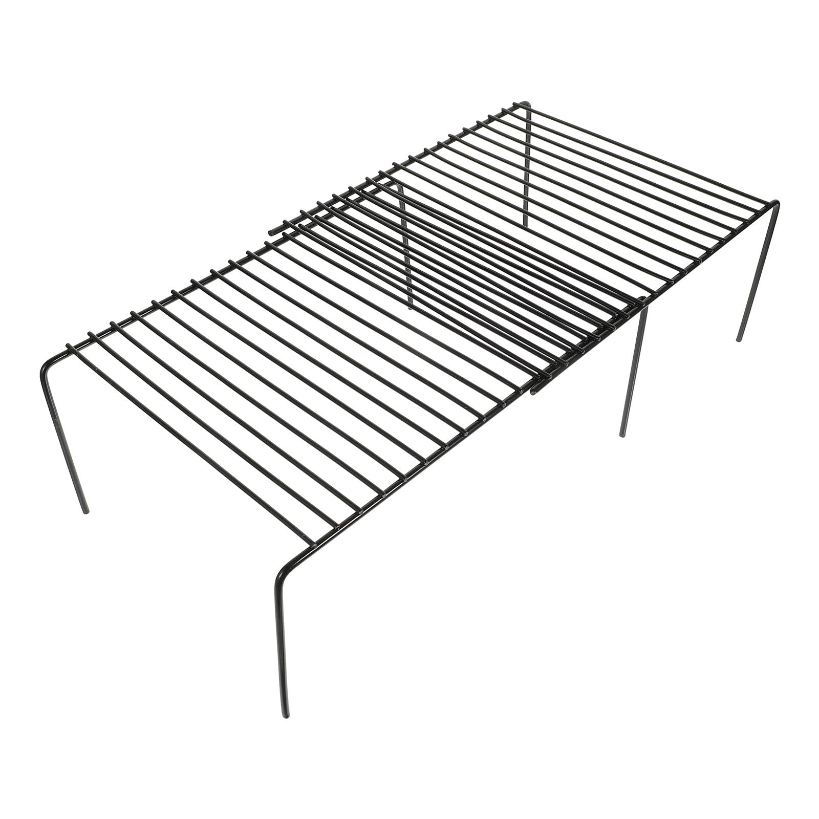 Retractable Tabletop Spice Rack Iron Cabinet Organizer Multi-Function Kitchen Seasoning Shelf Black for Home Storage and Cabinet Use