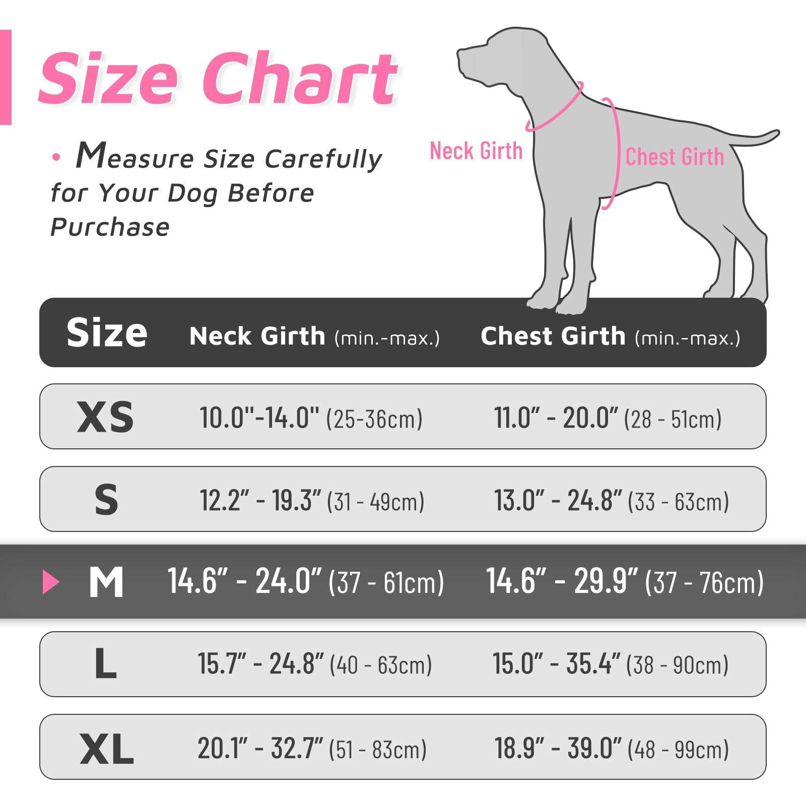 Eagloo Pettorina Cane Taglia Media, Pettorina ad h Antifuga, Imbracatura per Cani Anti Tiro con Doppio Gancio, Imbracatura Robusto e Regolabile per Addestramento Passeggiate, M, Rosa