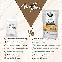 Vista 4 de Desko Goma de mascar comestible de acacia Babool Gond para Ladoo Kikar, Dink, Gum Arábic (31.75oz) 100% auténtico, de grado alimenticio, puro