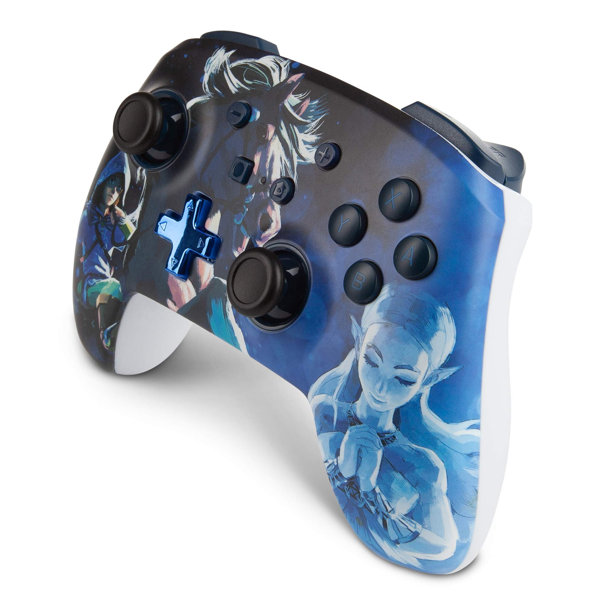 PowerA Enhanced Wireless Controller for Nintendo Switch/Switch 2 / Switch Lite/OLED Model - Legend of Zelda, Midnight Ride - Gamepad, game controller, Officially Licensed - Nintendo Switch 2 - Very Good - Used Controller - Image 5