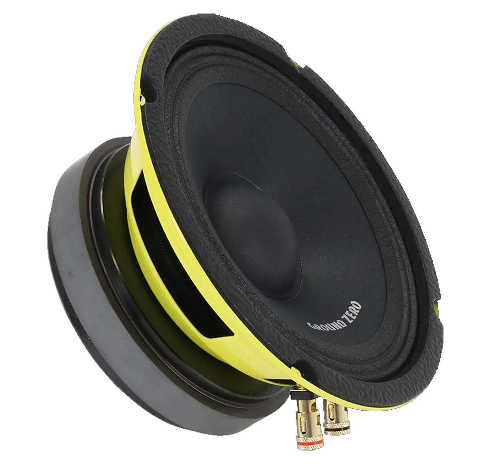 Ground ZeroGZCM 6.5SPL 16cm Medium Low Midrange Car Speaker (300W, 4 Ohm, 94db Sensitivity, 180-10000Hz)
