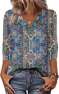 Women Long Sleeve Tops Dressy Casual V Neck Tshirts Basics Tee 2025 Fall Trendy Clothes