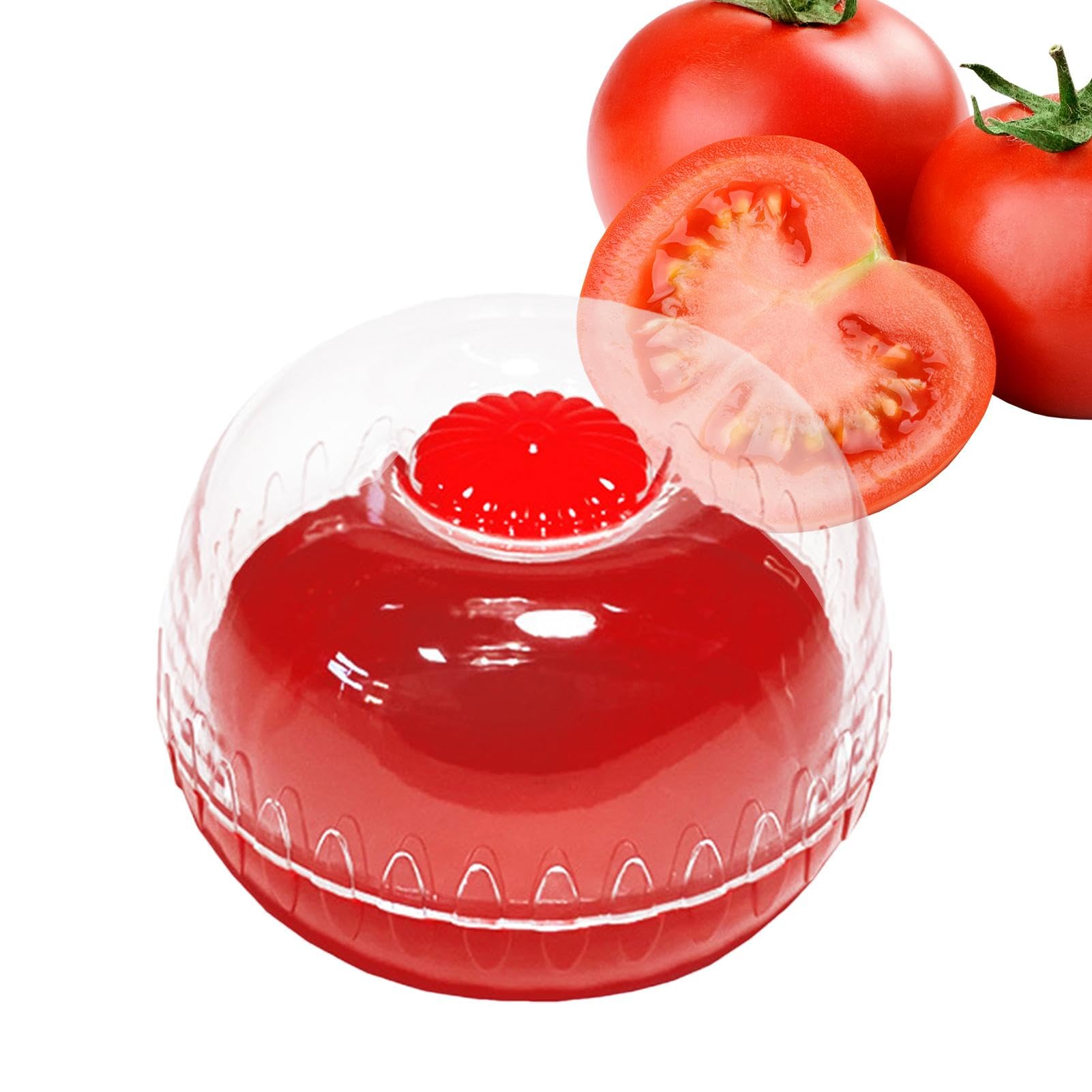 Bol de fruits portable avec couvercle - Récipient de stockage alimentaire polyvalent transparent | Bol de qualité alimentaire pour stocker des citrons, des avocats, des tomates et plus encore, idéal p