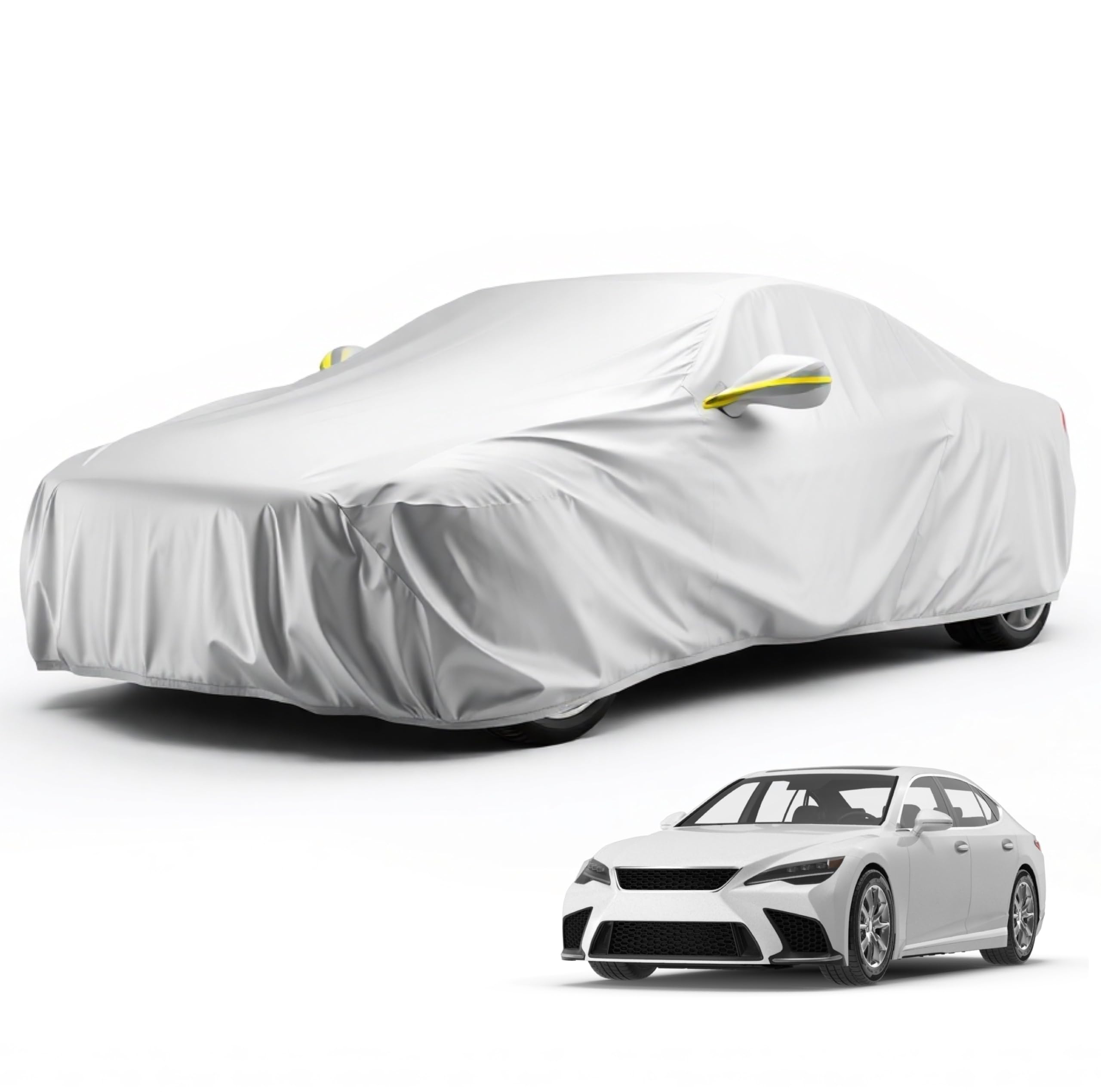 Universal Autoschutzhülle - wasserdicht - Autoplane Garage Auto & Autoabdeckung - Abdeckplane & Abdeckung von Auto, PKW - Fahrzeug - 470 x 180 x 150 cm