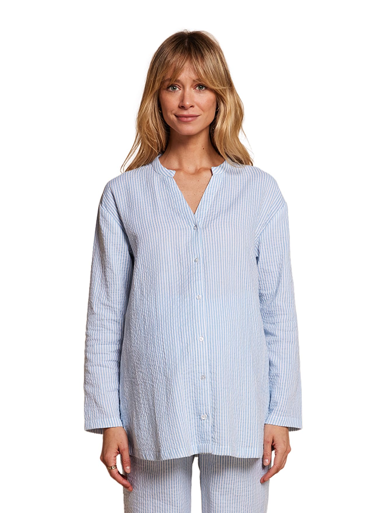 ENVIE DE FRAISE Pyjama Grossesse 2 pièces en Gaze de Coton