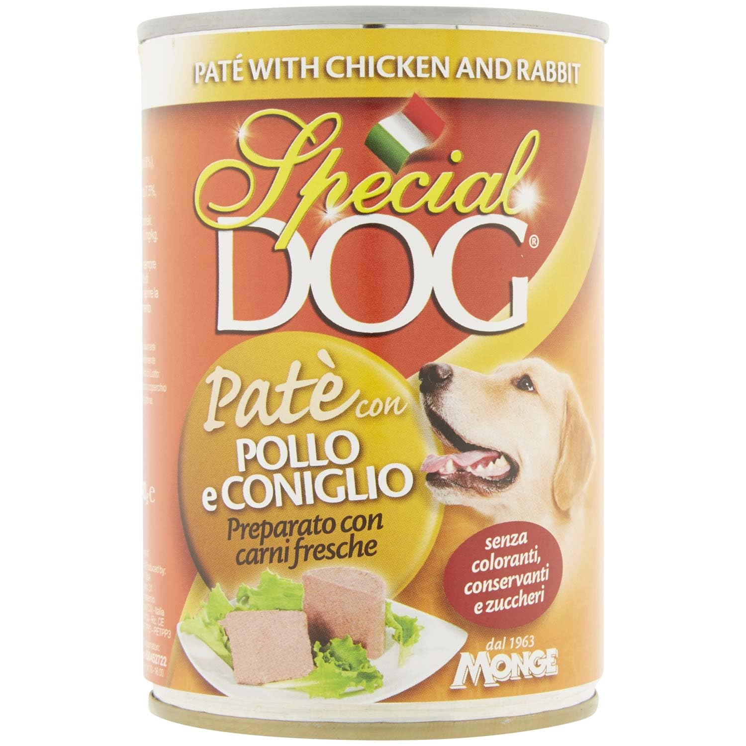 Monge Special Dog Plate con Pollo e Coniglio, 1 Einheit