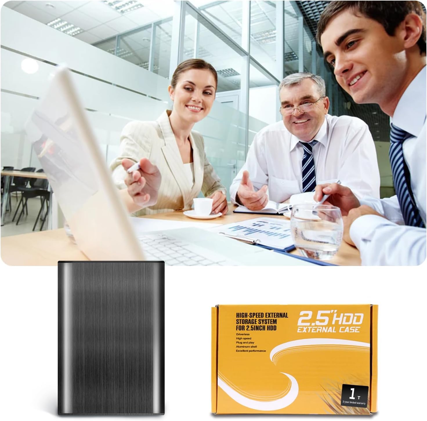 Amazon | 外付けHDD 1T 超薄型外付けハードディスク ポータブル HDD