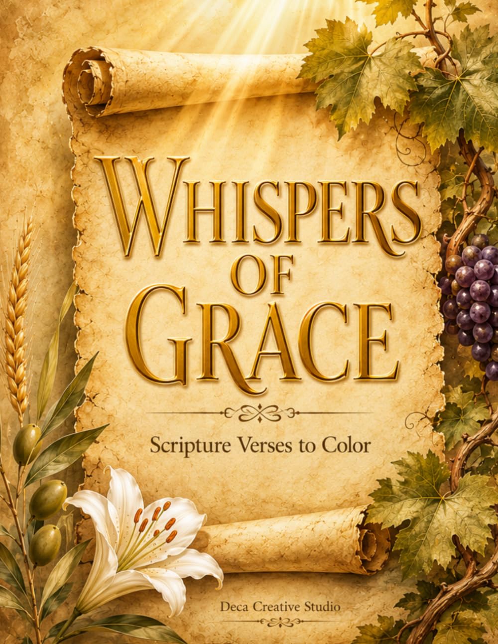 Whispers of Grace: Scripture Verses to Color for Peace, Hope & Faith (The Gentle Moments Collection)