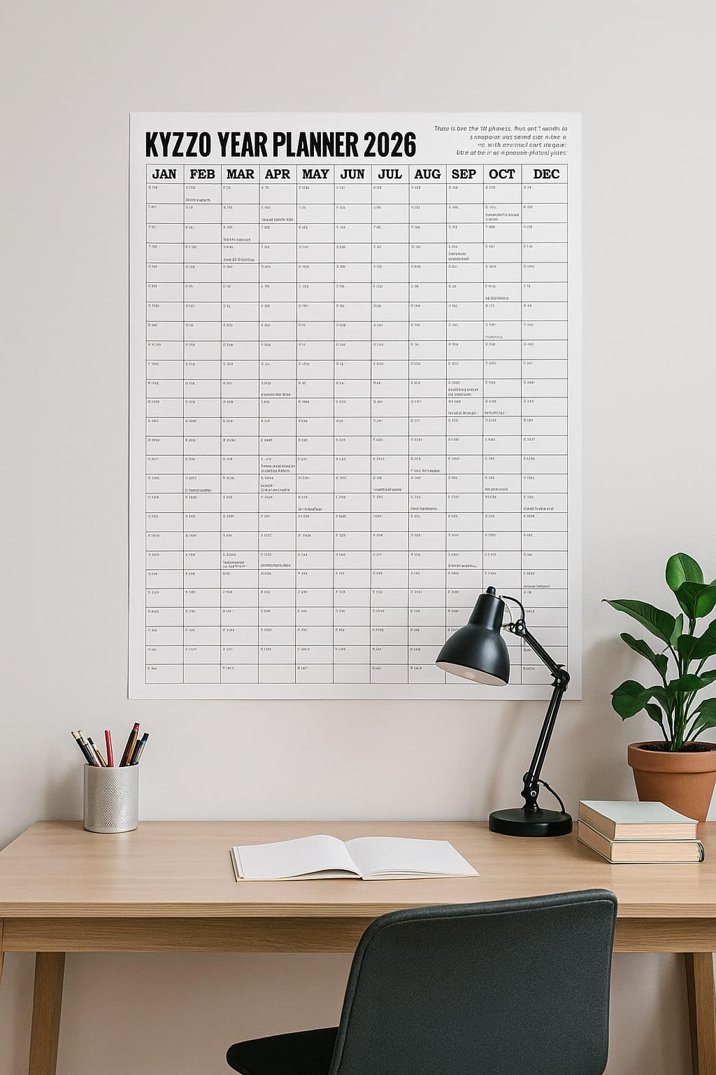 Wall Hanging calendar with Planner, Organizer & Reminder 18x25 Inch Wall Calendar 2026, Perfect for Keeping Track of Important Dates and Schedules,to do list Suitable for Home, Office, Gifting