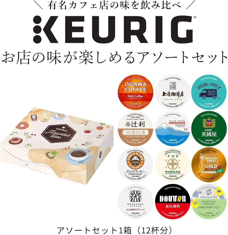 Amazon.co.jp: KEURIG キューリグ K-CUP お店の味が楽しめるアソート