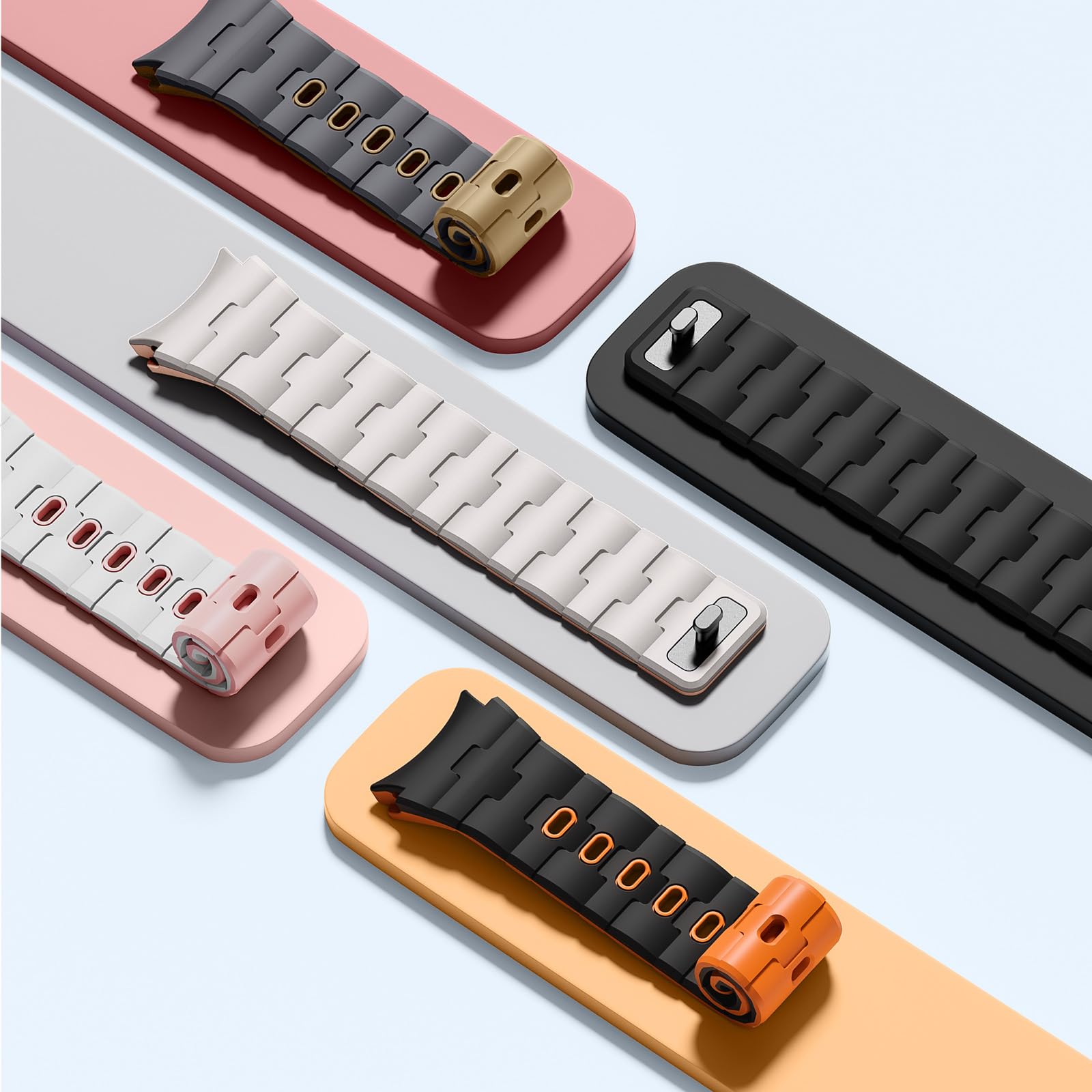 Bandletic Cinturino Compatibile con Samsung Galaxy Watch 7/6/4/5 40mm 44mm