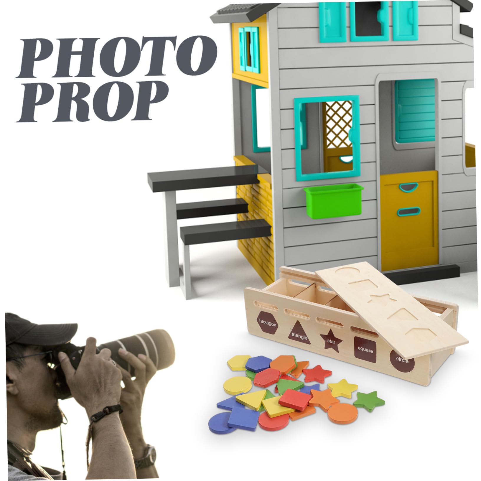 Juego de Clasificación de Madera Colores para Niños, Juguete Sensorial para Desarrollo Temprano y Aprendizaje